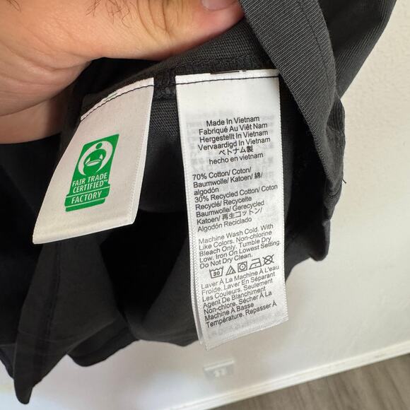 J.Crew Vintage Wash Cotton Jersey Pocket T-shirt Mens M Black Relaxed Pullover - Picture 6 of 7